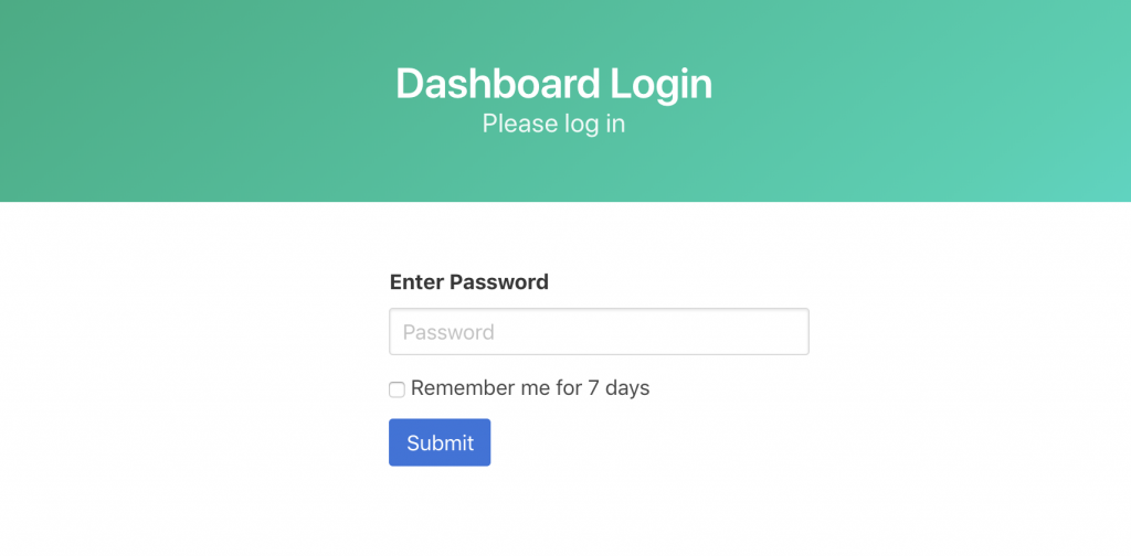 Login Screen